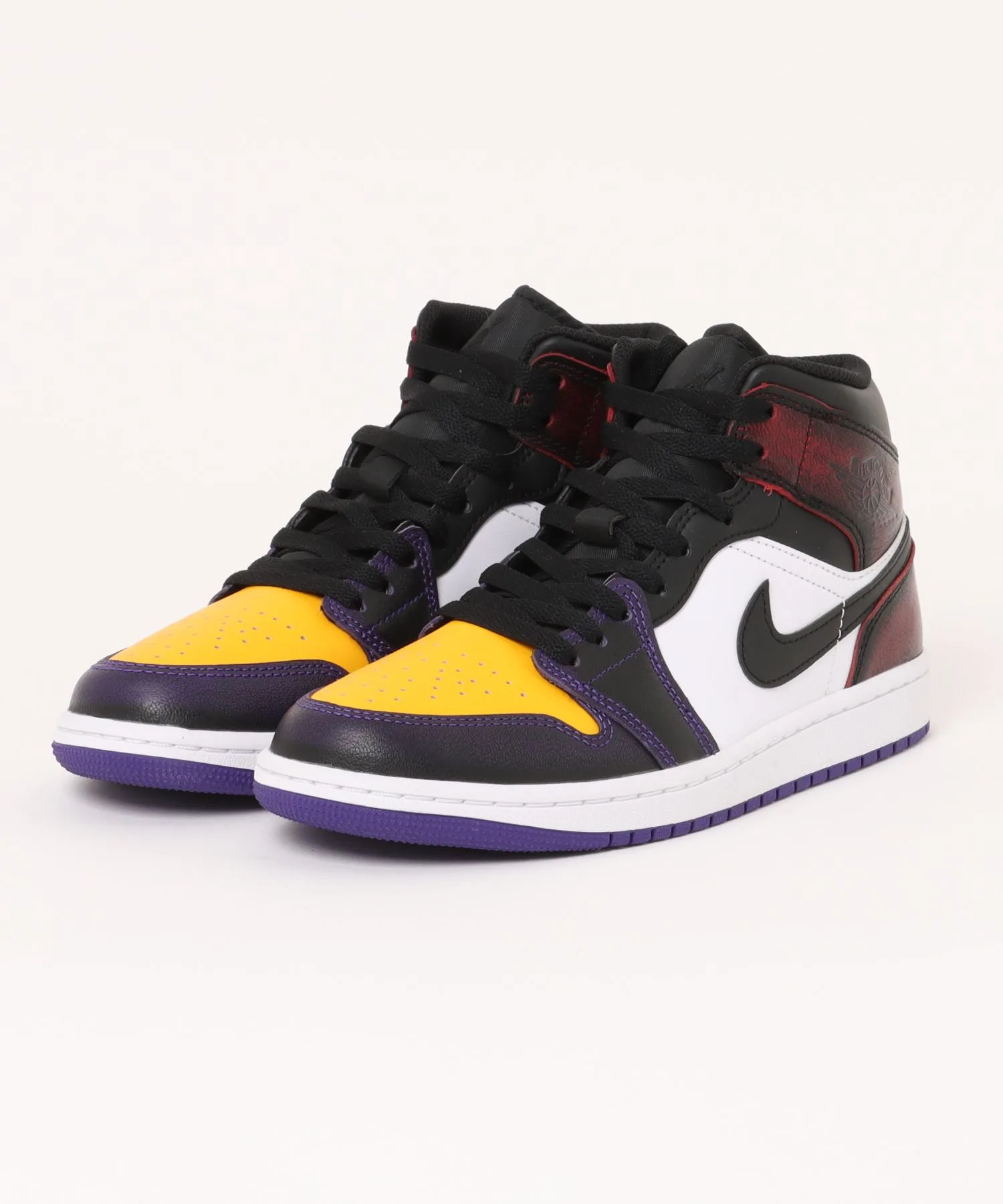 Мужские кроссовки баскетбольные Air Jordan 1 MID SE MIQ9383 красные