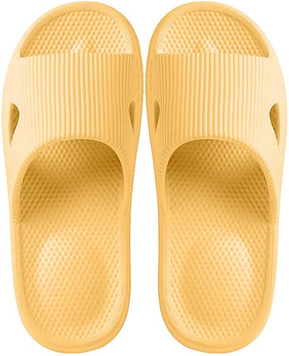 

Шлепанцы для женщин и мужчин, нескользящие Bininbox, светло-желтый