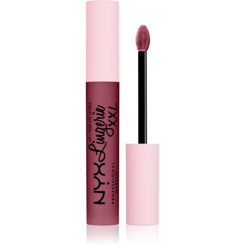 

Жидкая помада NYX Professional Makeup Lip Белье XXL с матовым финишем оттенка Bust ed 4 мл