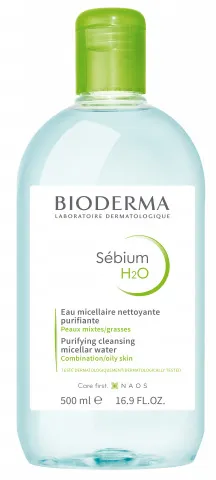 

Bioderma Sébium H2O 500 мл Очищающее очищающее средство для снятия макияжа