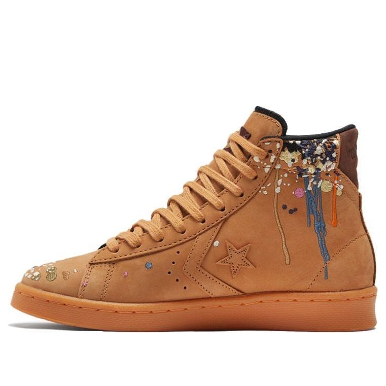 

Кеды Converse Bandulu x Pro Leather High 'Paint Splatter - Flux', коричневый