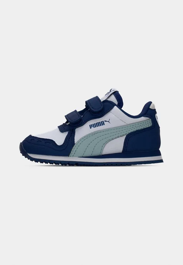 Кроссовки унисекс cabana racer 20 Puma, White/Fresh Water/Blue Jewel — фото 2