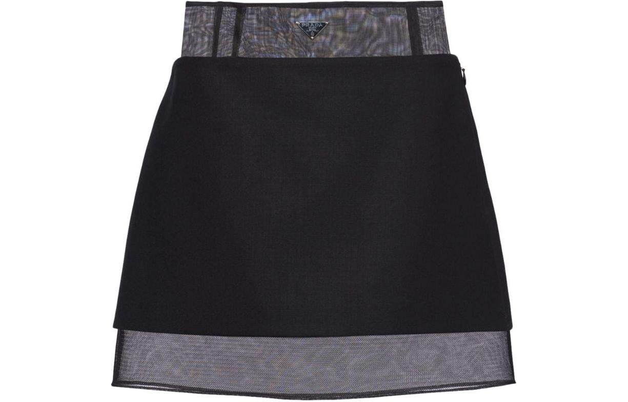

Юбка женская Prada, черный / серый