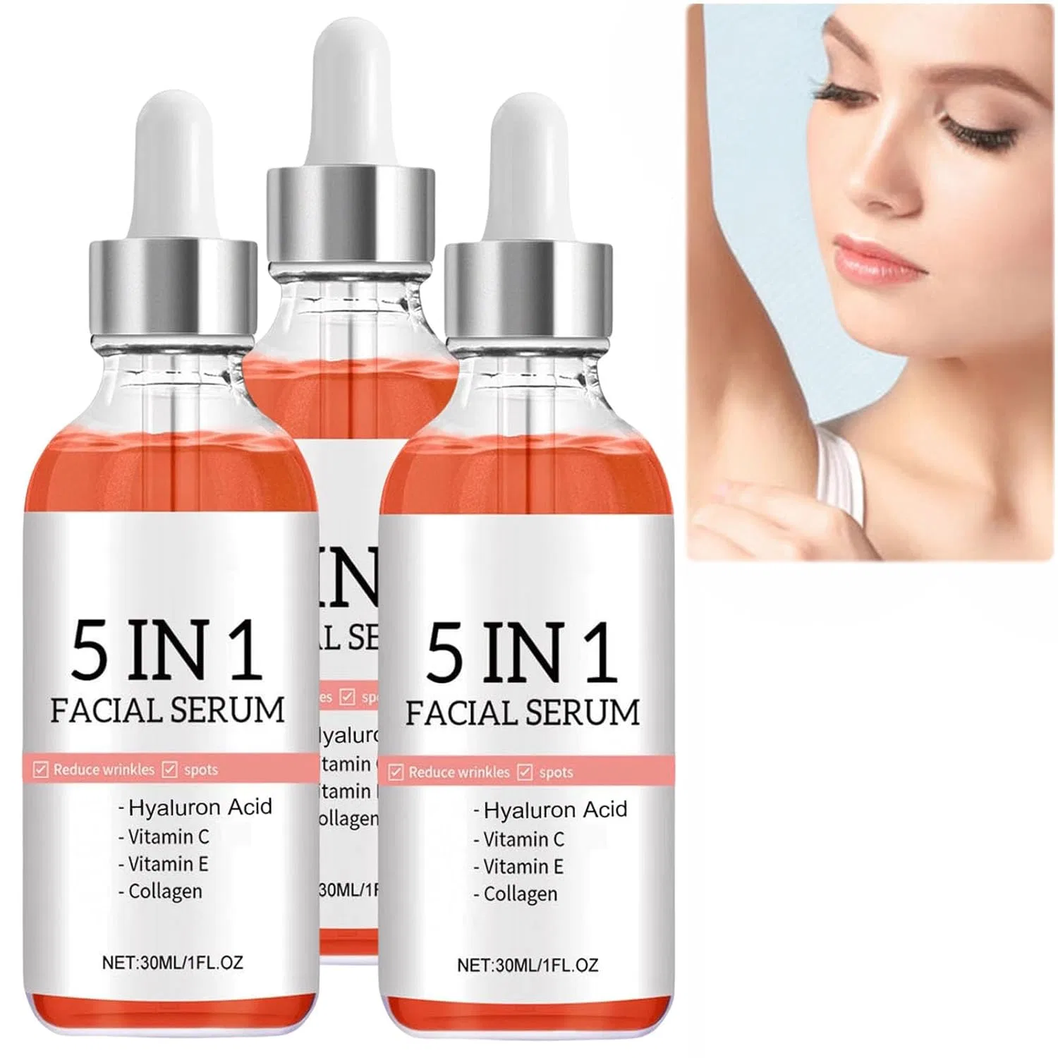 Эссенция Jasubai — Для лица Finones Skin Vitamin Serum -в-1 Jasubai, 3 Pieces, 30 мл