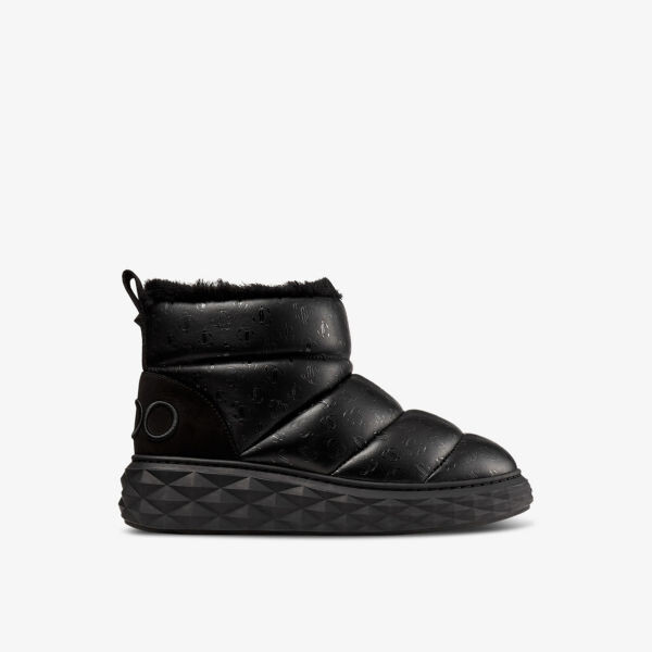 

Ботинки из мягкой кожи с вышитым логотипом Xan Jimmy Choo, черный