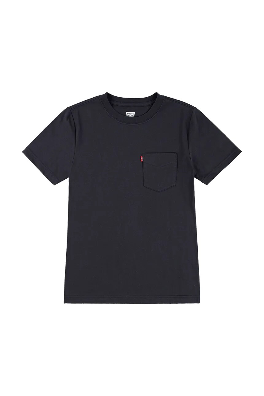 Футболка из хлопка для детей SUNSET POCKET TEE Levi'S, черный — фото 2