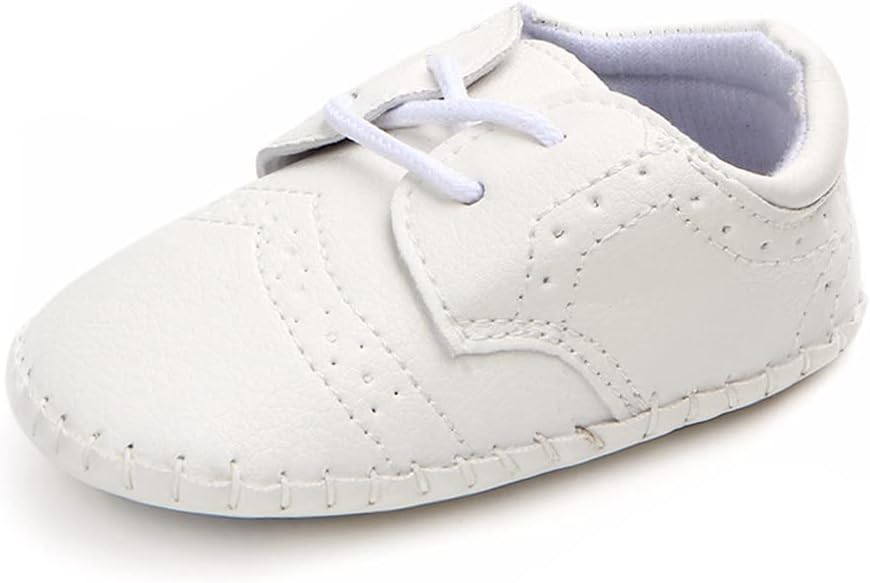 

Детские мокасины LONSOEN для девочек и мальчиков, обувь для первых шагов, белый