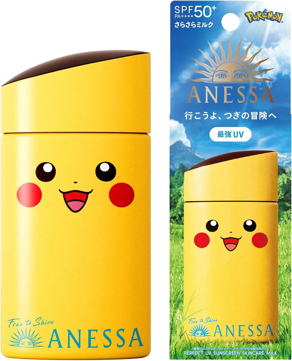 Солнцезащитное молочко ANESSA Perfect UV Skin Care Milk, лимитированная упаковка Pokemon, 60 мл