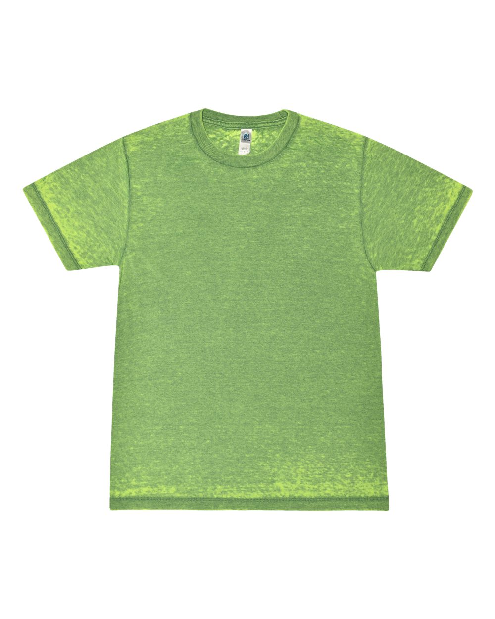 

Футболка с эффектом выгорания от кислотной стирки Colortone, цвет summer green