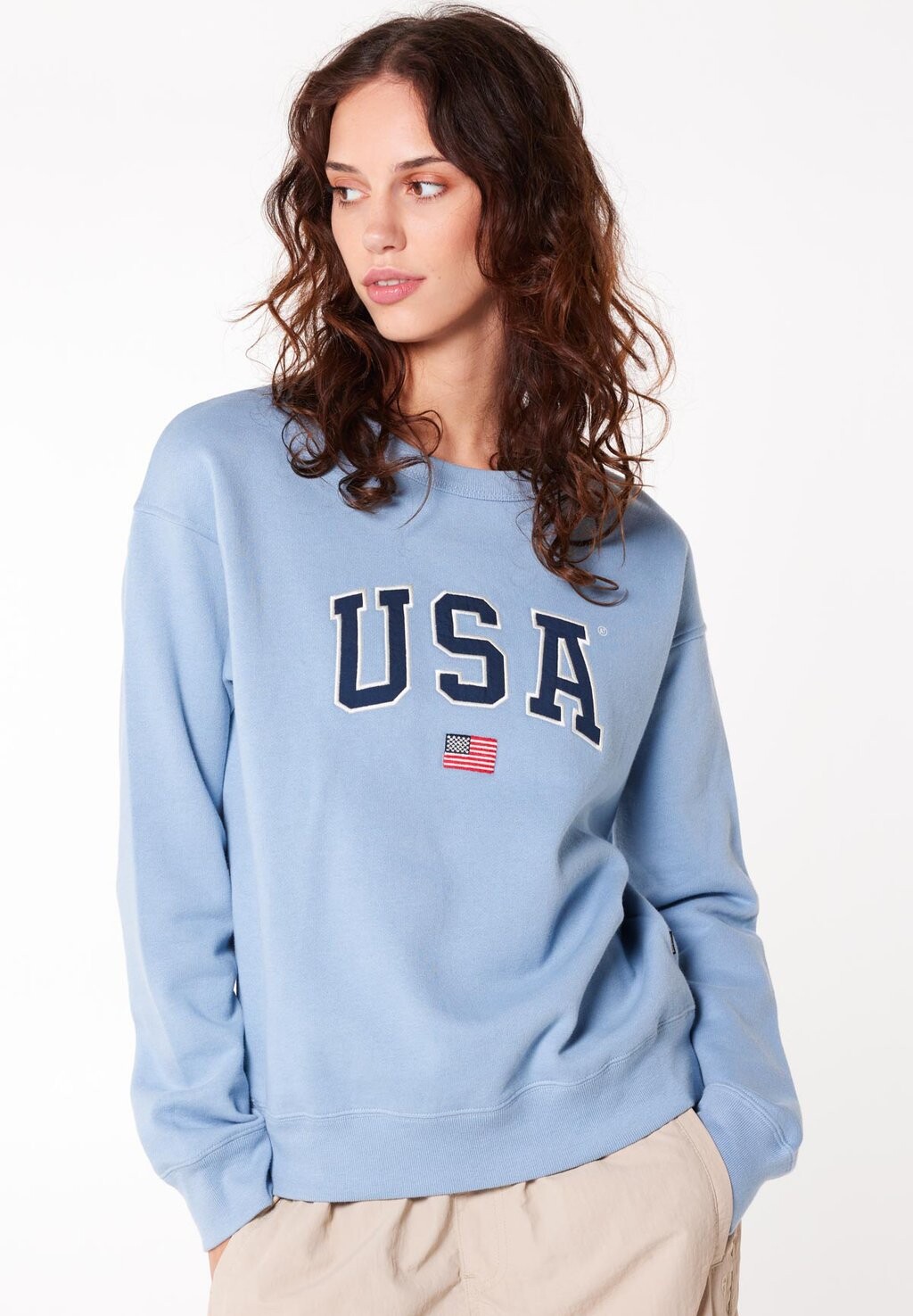 

Толстовка SOEL America Today, цвет french blue