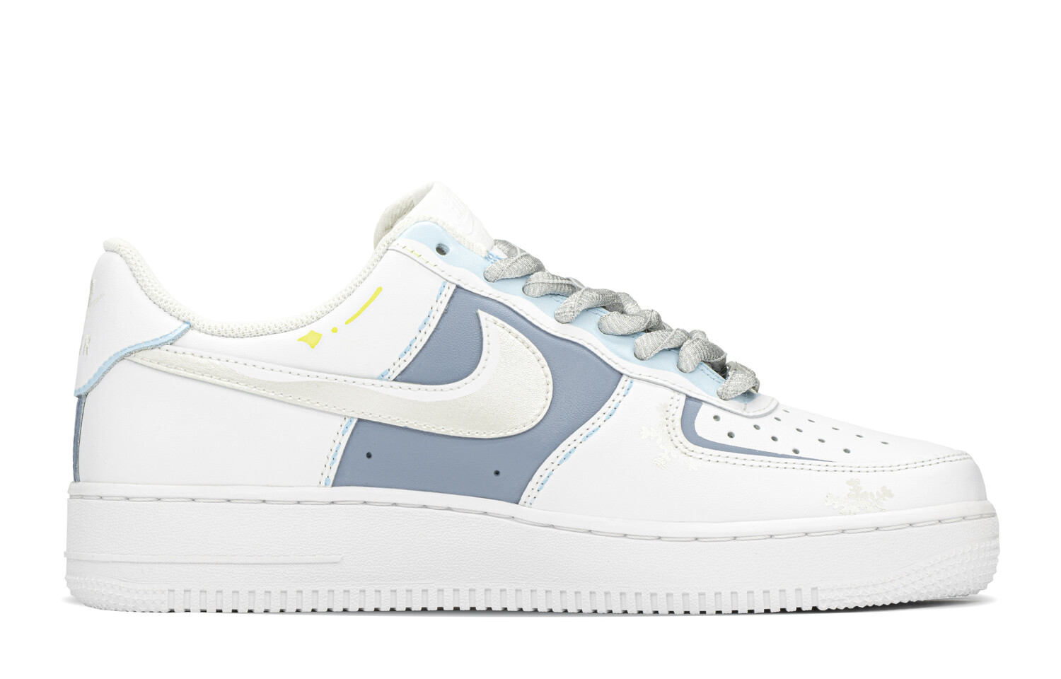 

Кроссовки Nike Air Force 1 Skateboard Shoes Men Low-Top White Blue