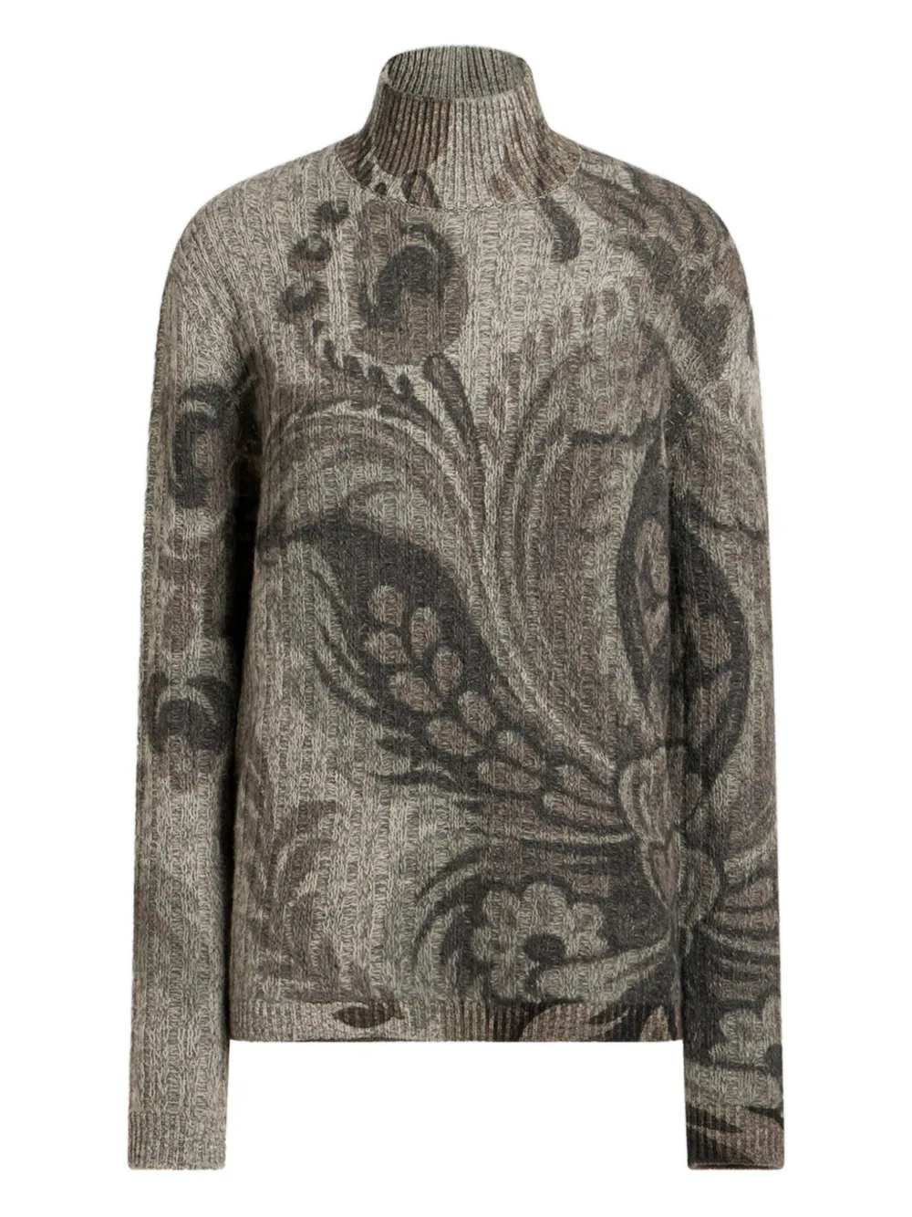 

Свитер с узором пейсли ETRO, серый