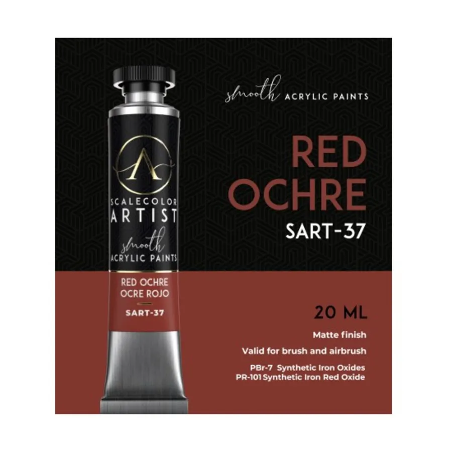 

Красная Охра, Scalecolor Artist Paints - Reds, Yellows, Oranges, and Pinks