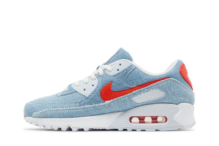 Кроссовки Nike Air Max 90 'Denim', синий — фото 4
