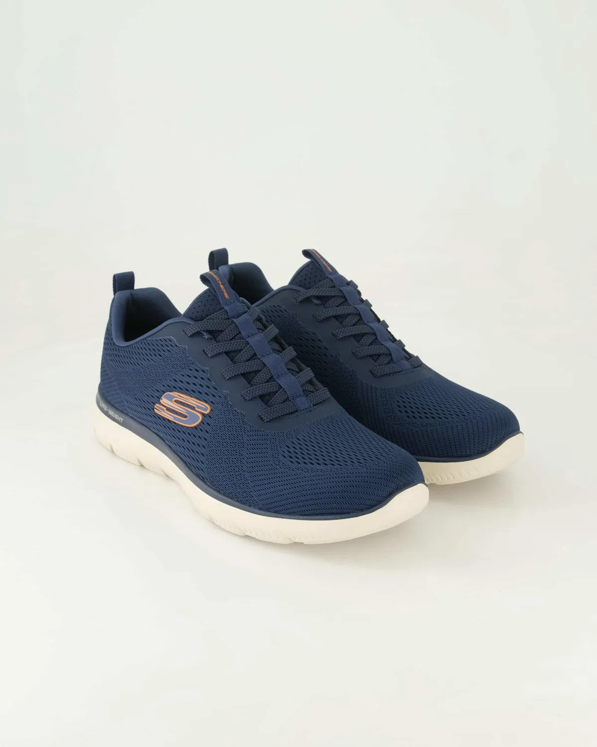 Сникерсы низкие, облегченные Skechers, синий