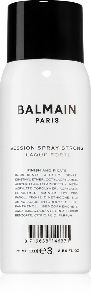 

Дорожная упаковка лака для волос Session Spray сильной фиксации Balmain Hair Couture, 75 мл
