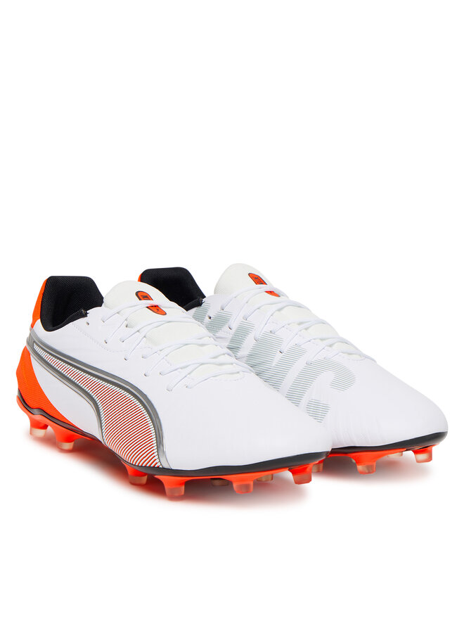 Футбольные бутсы King Match Fg/Ag 108832 01 Puma, белый — фото 2