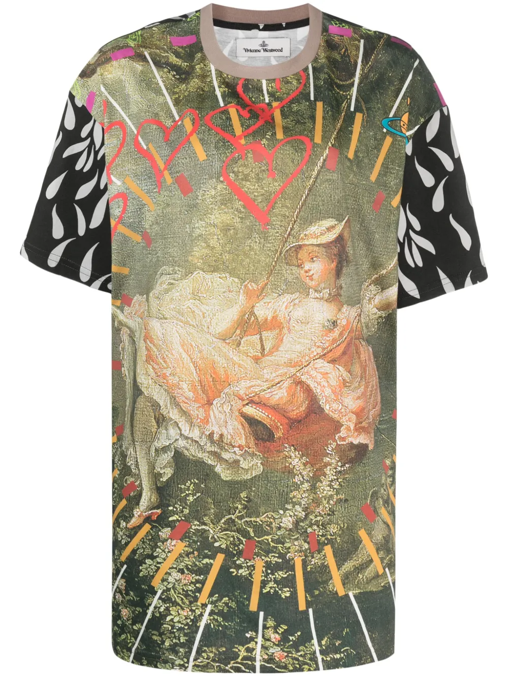 

Футболка из органического хлопка с принтом The Swing Vivienne Westwood, зеленый