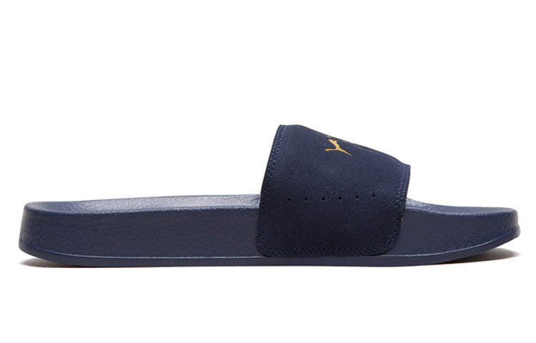Шлепанцы PUMA Leadcat Suede Slippers Blue, синий — фото 2