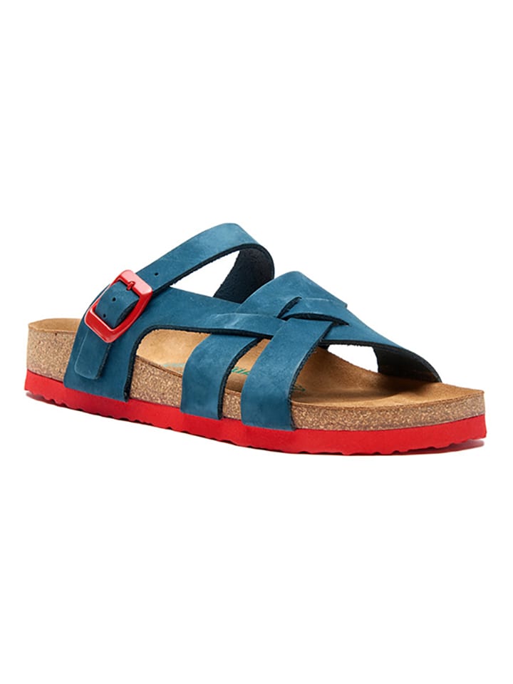 Мюли Comfortfusse, цвет blau/rot