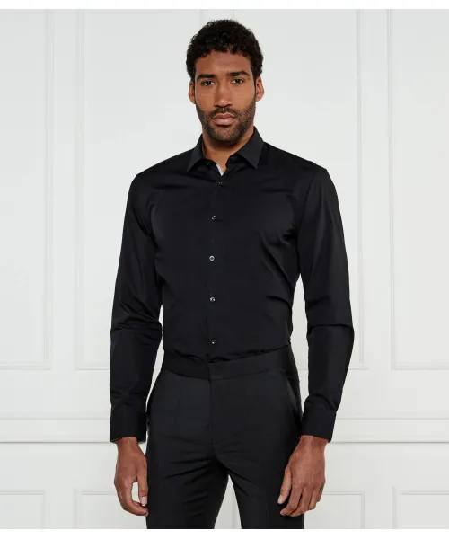 

Рубашка Koey Slim fit Hugo, черный
