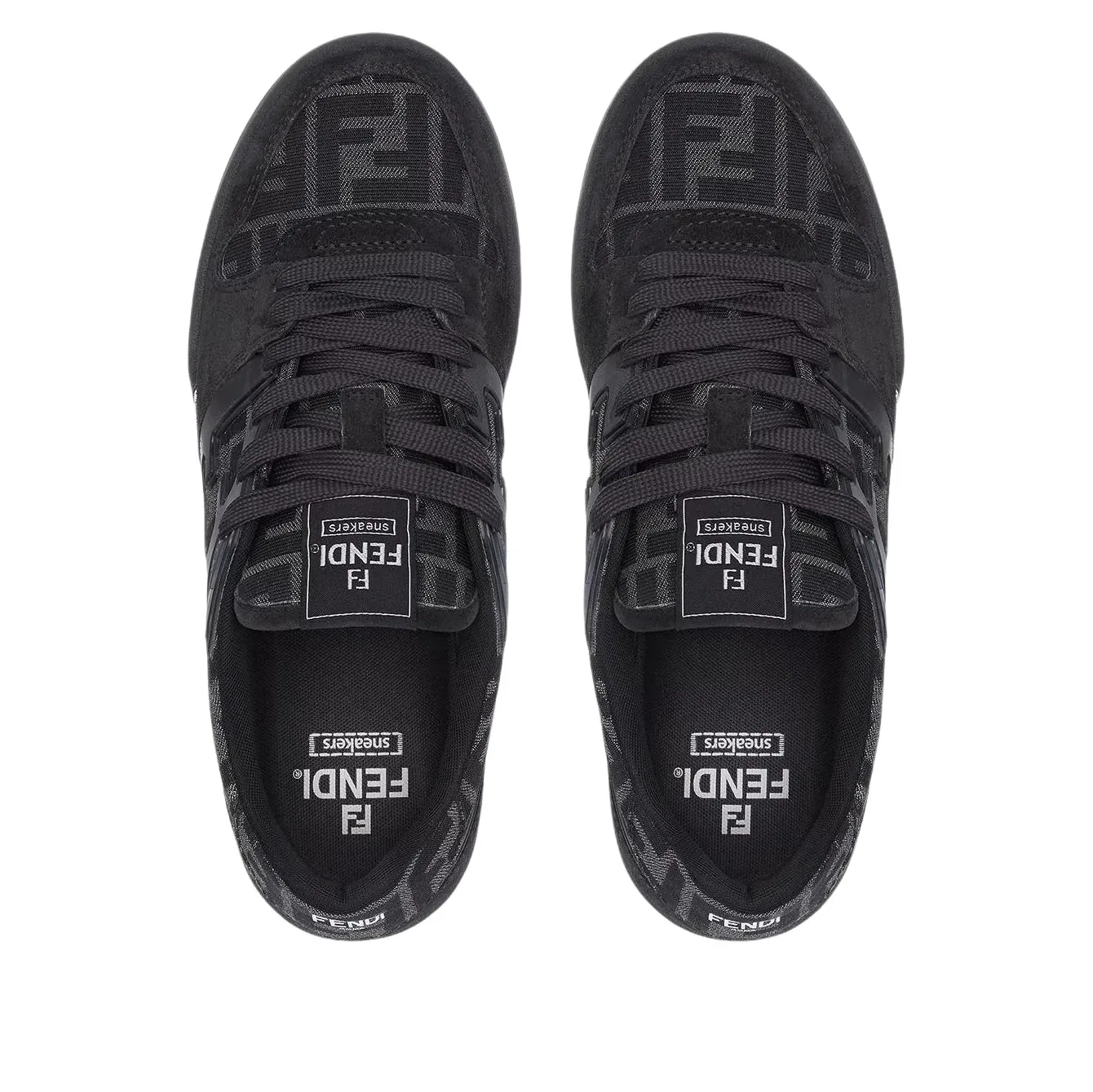 Кроссовки Fendi FW25 Match Trainers 'Black' 7E1688AQ6IF1R71, черный — фото 4
