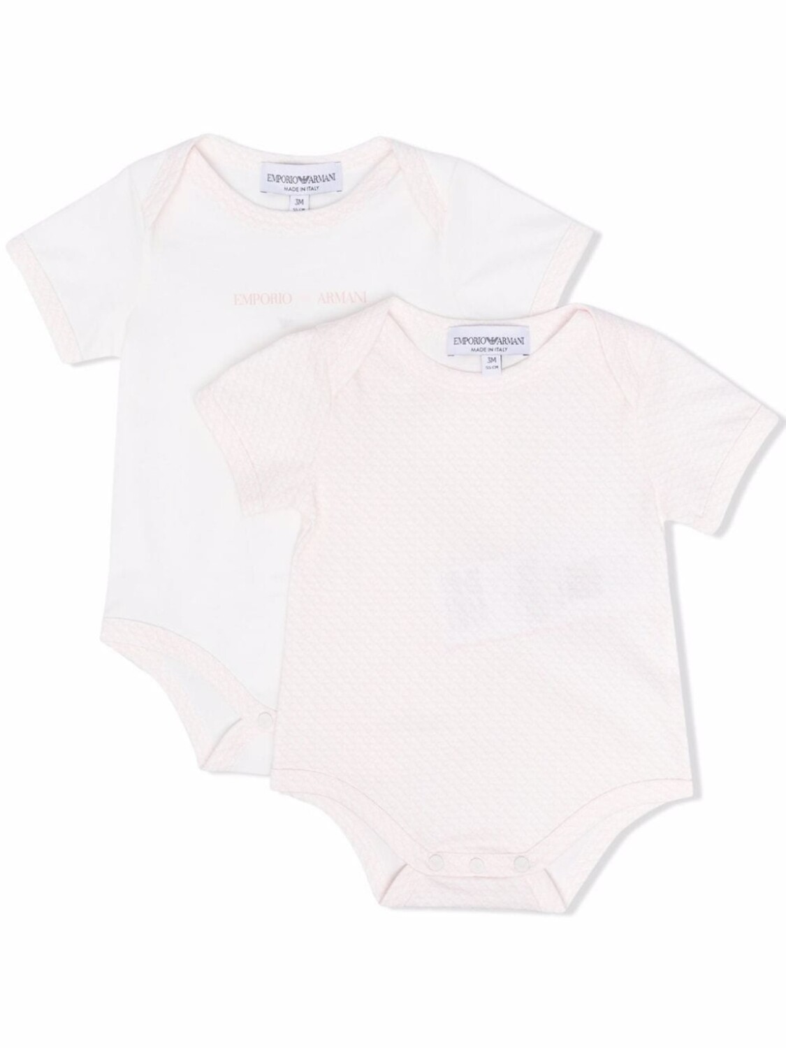 

Emporio Armani Kids комплект комбинезонов с логотипом, розовый
