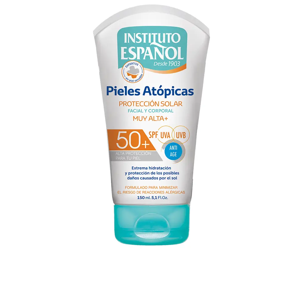

Солнцезащитный крем Piel atópica protección solar facial y corporal spf50+ Instituto Español, 150 мл.