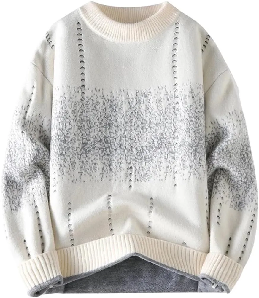 

Мужской мягкий вязаный свитер свободного кроя