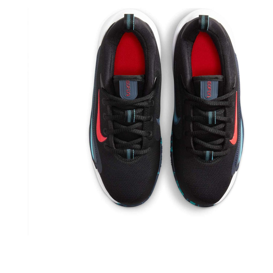 Кроссовки (GS) Nike IsoFly 'Black Dusty Cactus Thunder Blue Bright Crimson', черный — фото 4