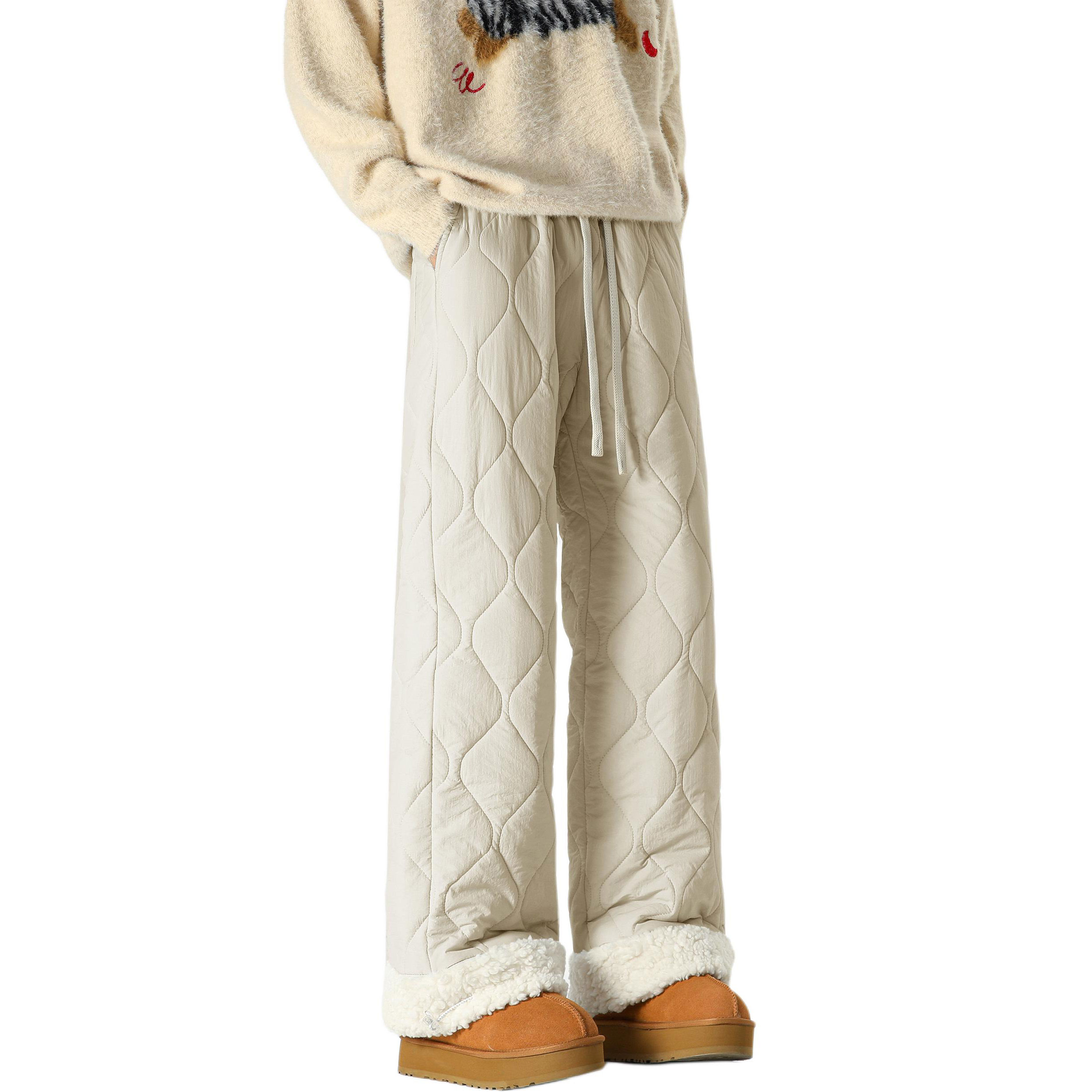 

Повседневные брюки унисекс утепленные с флисовой подкладкой карго ZIAREL, оранжевый[thickened and fleece-lined]