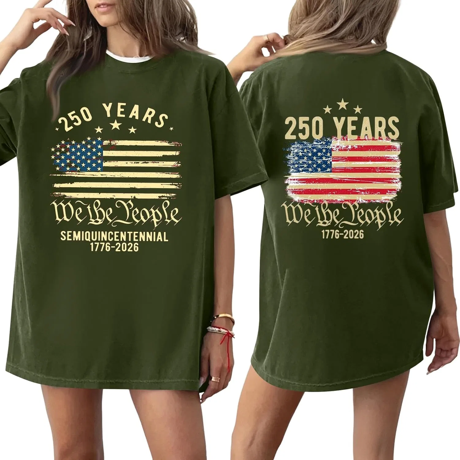 Футболка женская с принтом Independence Day, бренд Generic, цвет 3-dark Green