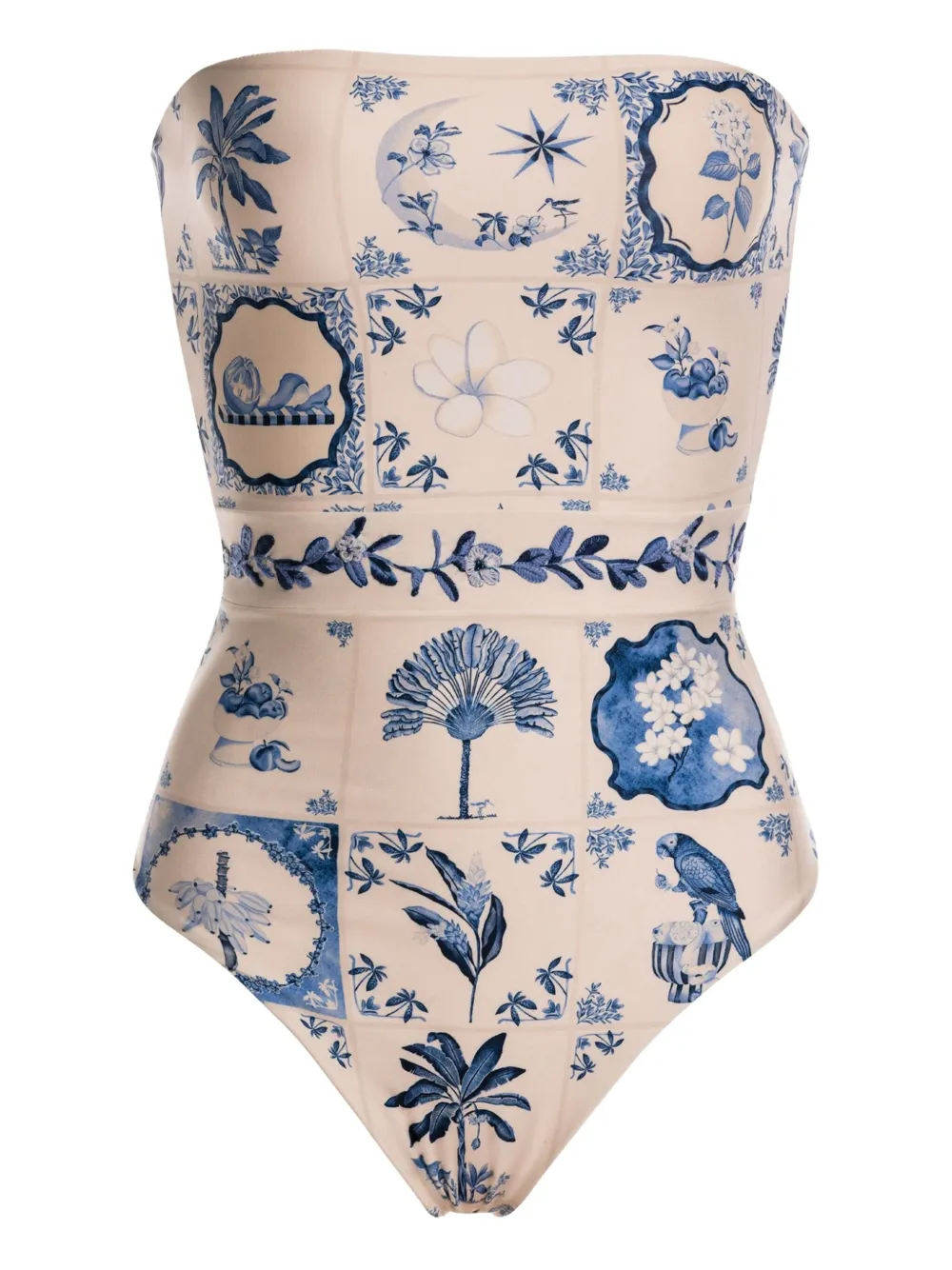 

Купальник Ilusión Wild с узором AGUA BY AGUA BENDITA, белый