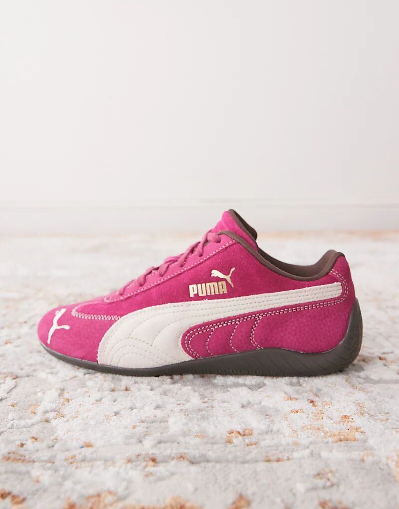 Кроссовки Puma Speedcat Wine Club розового цвета — фото 2