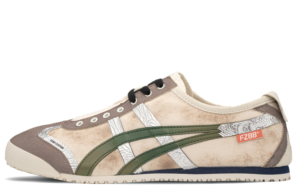 

Кроссовки Onitsuka Tiger MEXICO 66 Lifestyle Shoes Unisex Low-top Brown/Green, темно-зеленый
