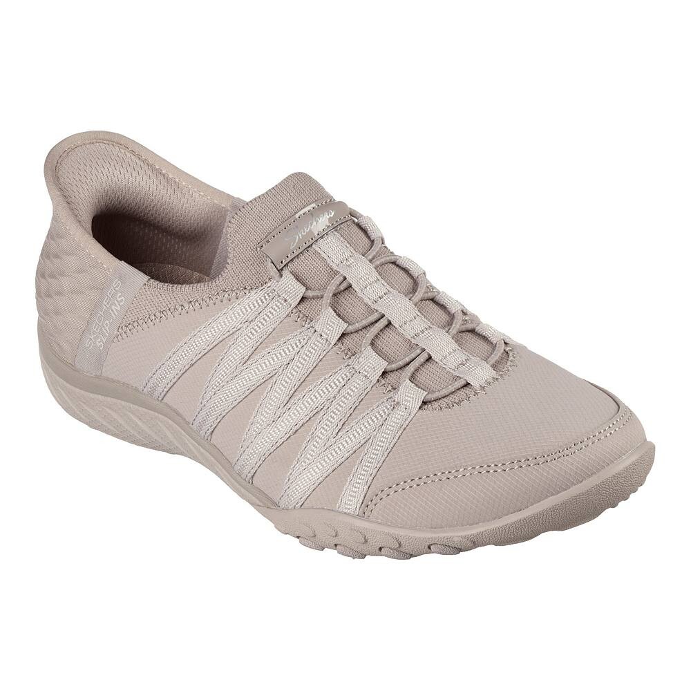

Женская обувь Skechers Hands Free Slip-ins Relaxed Fit Breathe Easy Roll With Me, цвет Taupe