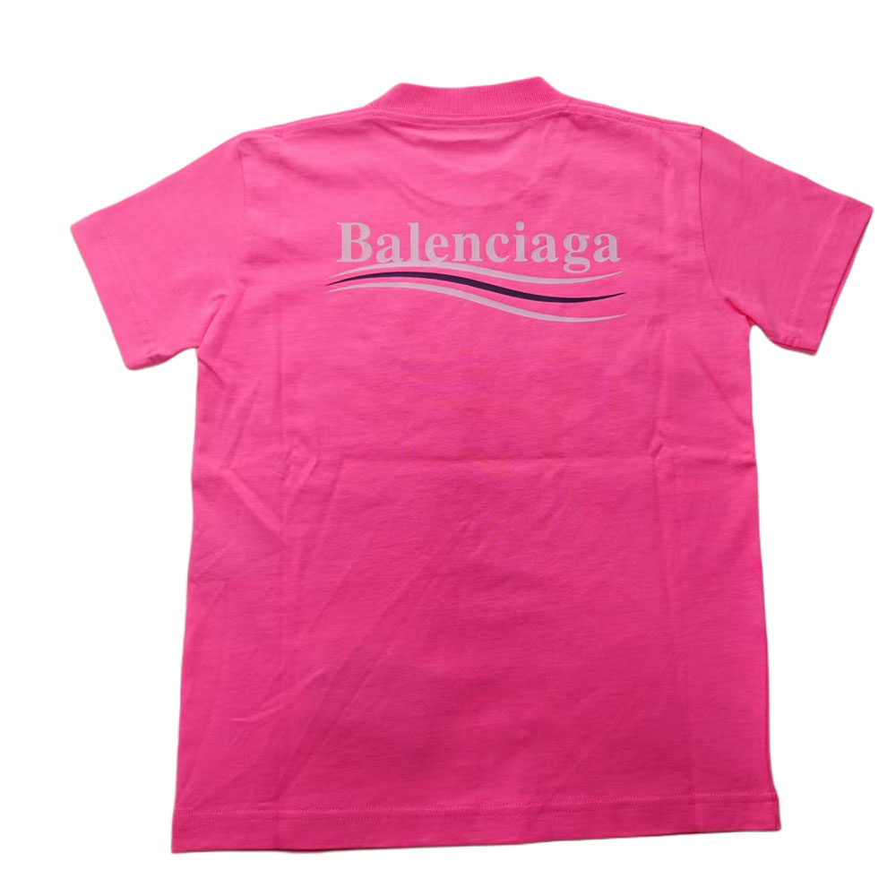 Balenciaga Футболка женская розовая — фото 4
