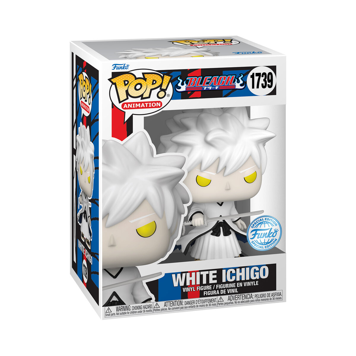 

Funko POP! Анимация, Коллекционная фигурка, БЛИЧ, Белый Ичиго