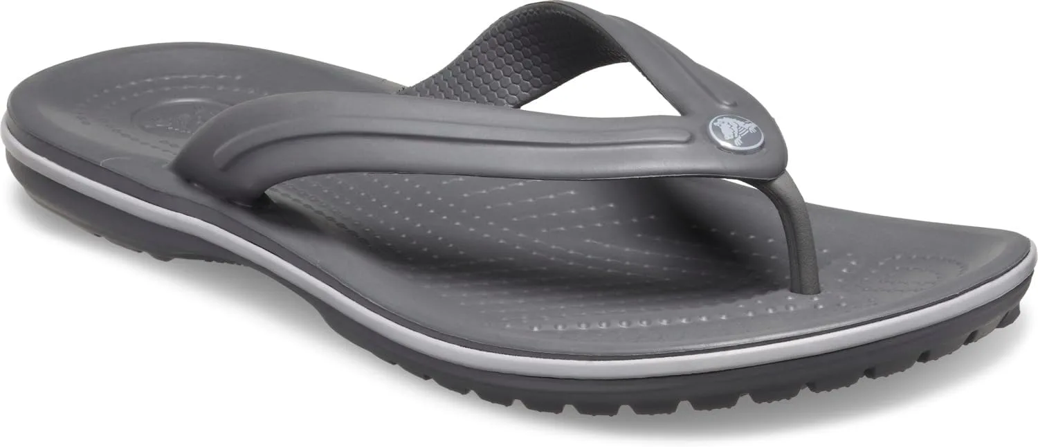Шлепанцы Crocs Crocband Flip, серый — фото 2