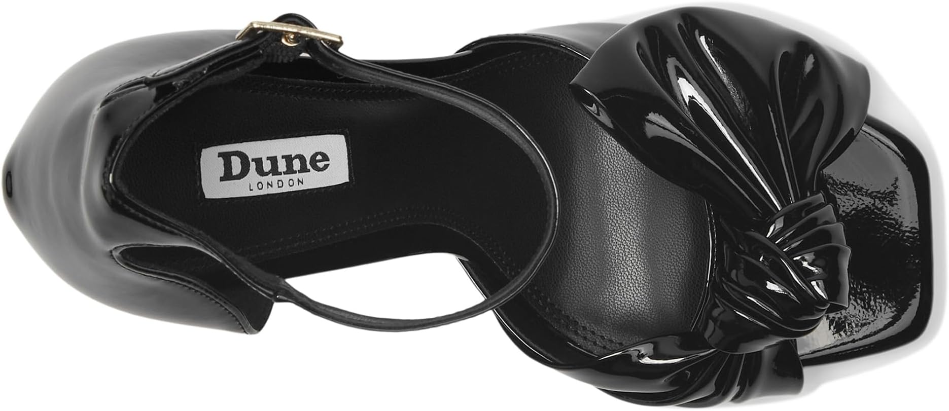 Сандалии Dune London Mannequin, цвет Black Patent — фото 2