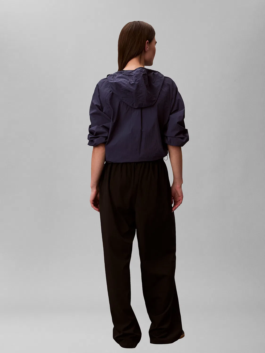 Широкие брюки Calvin Klein Commuter черного цвета — фото 4