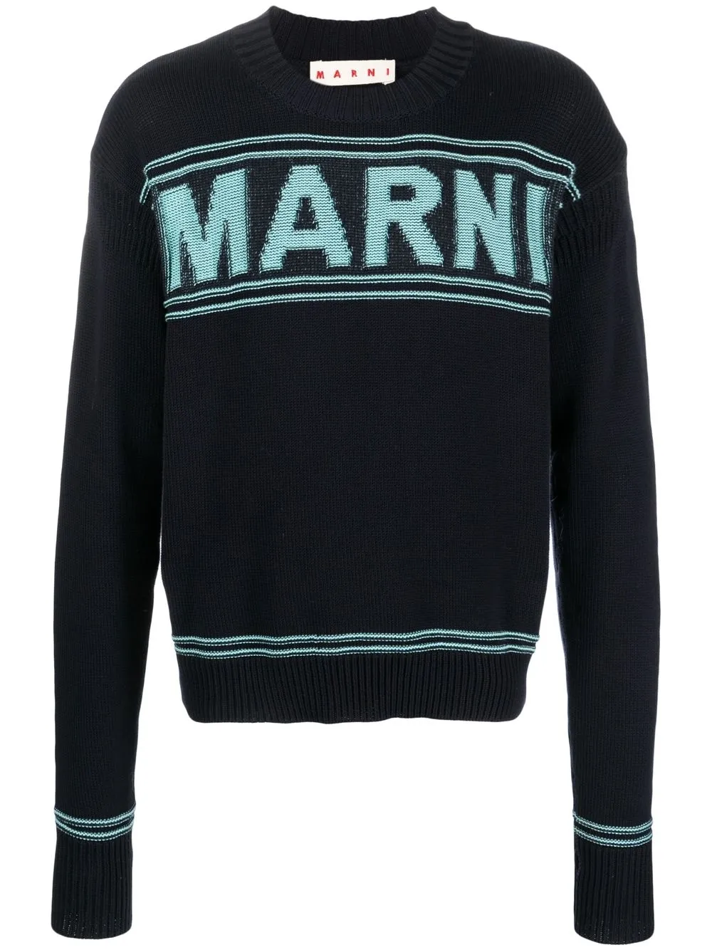 

Джемпер с логотипом Marni, синий