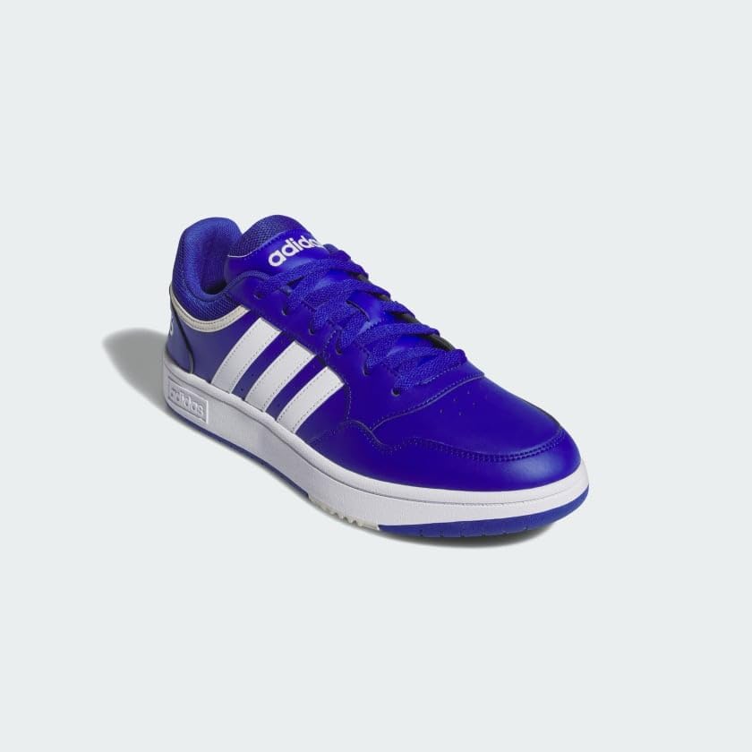 Кроссовки adidas Hoops 3, белый/синий/серый — фото 4