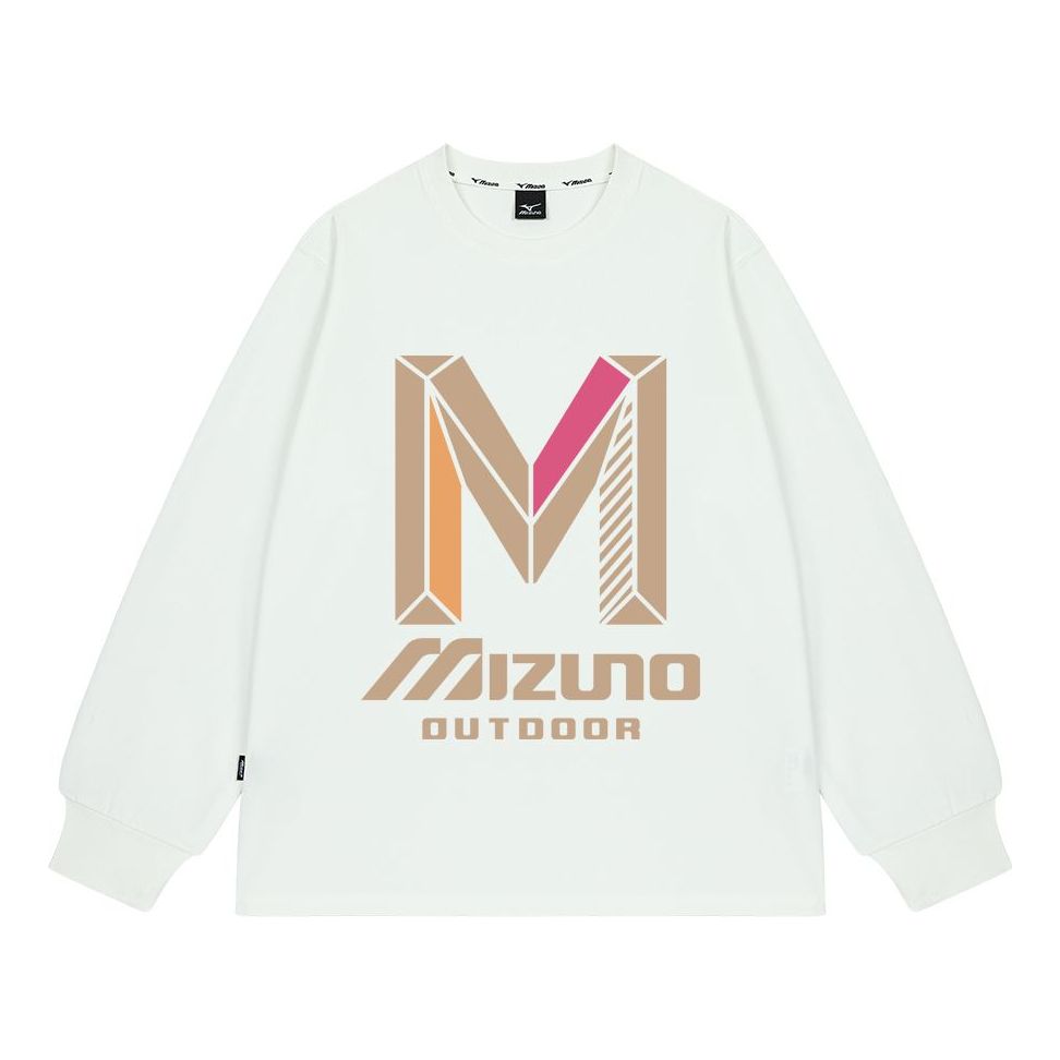 

Свитер Mizuno Graphic Casual Long Sleeve T-shirt 'White'