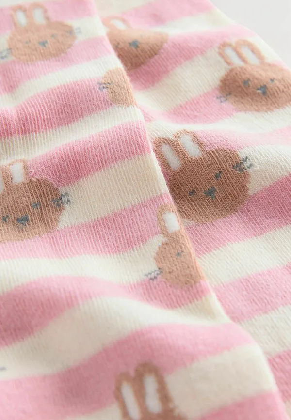 Колготки с изображением богатого кролика Next, Pink Cream — фото 2