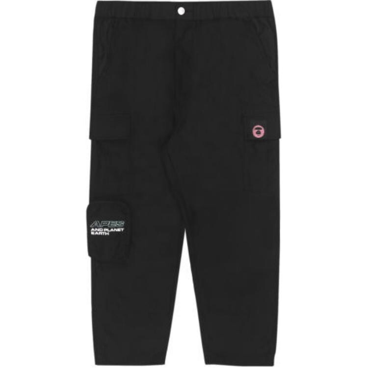 

Брюки-карго унисекс черные Aape, черный
