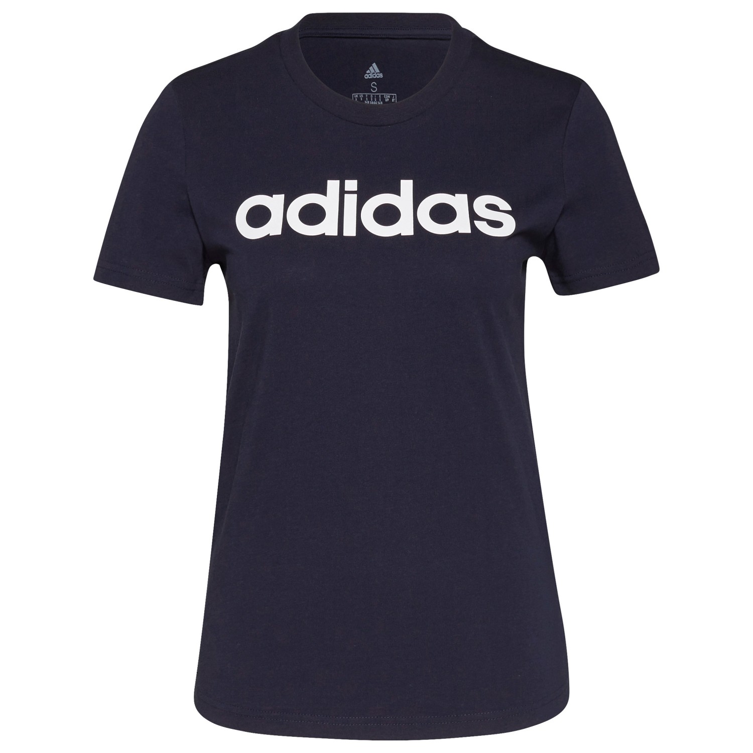 

Футболка Adidas Linear Slim Logo Tee, цвет Legend Ink/White