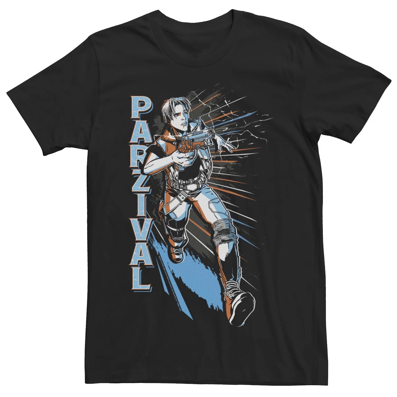 

Мужская футболка Ready Player One Parzival Action с портретом Licensed Character