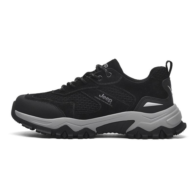 

Jeep Мужские туристические ботинки для альпинизма черные, цвет Black