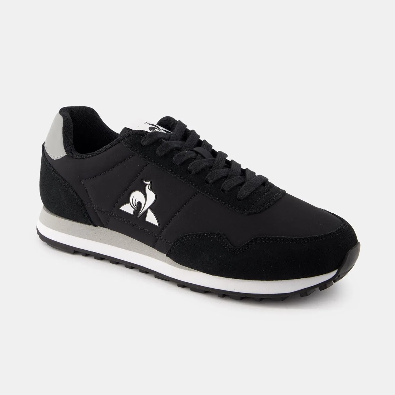 Кроссовки Le COQ Sportif Unisex Astra_2, Black And Silver — фото 2